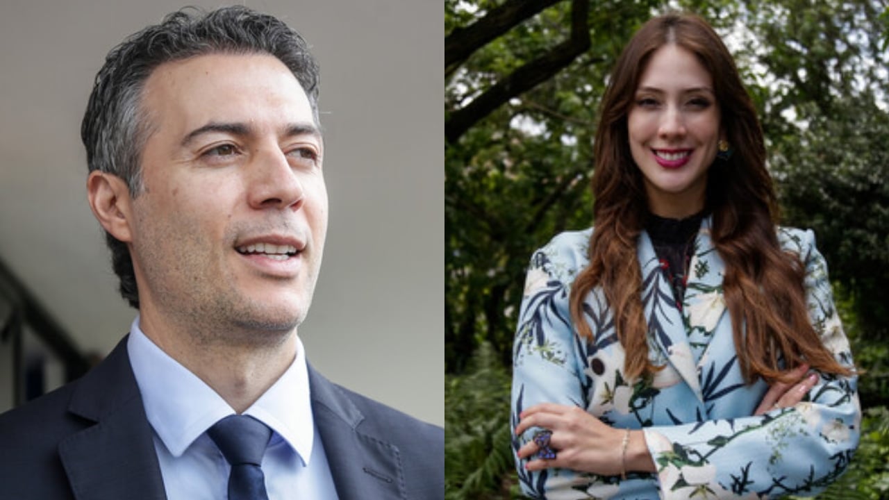 Daniel Quintero y su esposa Diana Osorio.