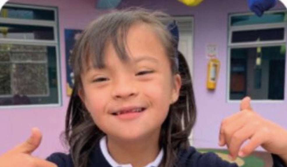 Valeria Afanador, la niña desaparecida.