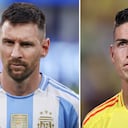 Lionel Messi y James Rodríguez, figuras de la final entre Argentina y Colombia