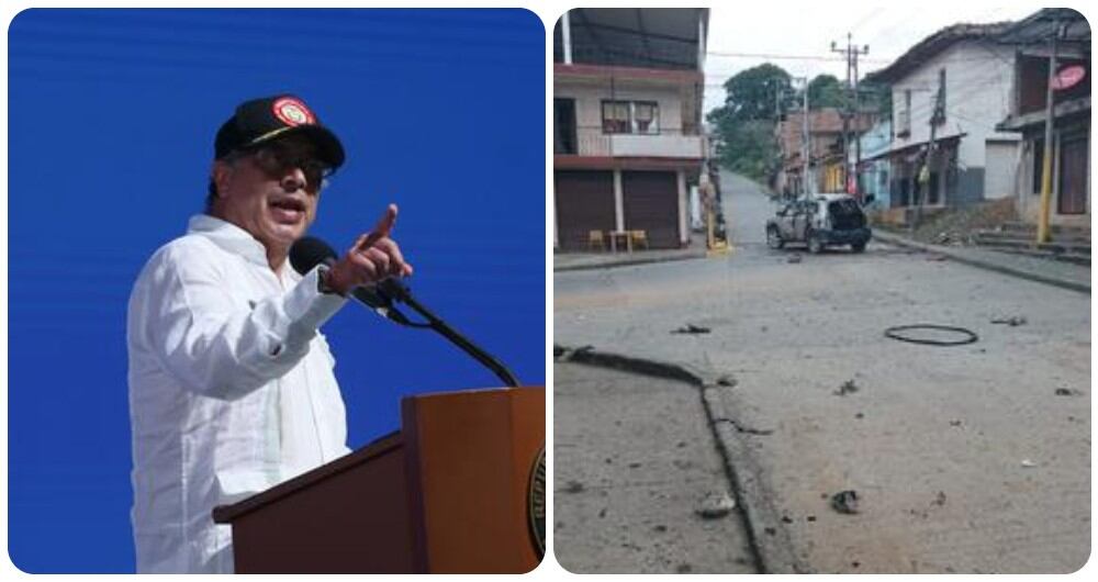 Presidente Gustavo Petro se pronunció después de los atentados en Jamundí y Popayán