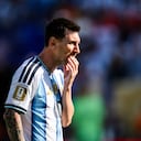 Gesto de Lionel Messi en la final del Mundial 2026 ante España.