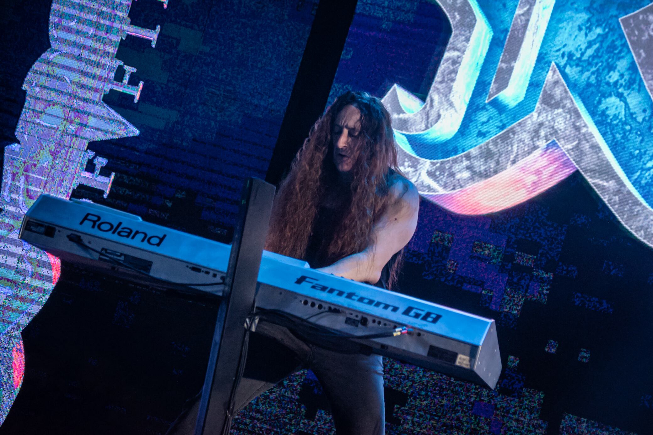 Alex Staropoli (teclados y coros) - Rhapsody of Fire en vivo - Glory for the Enchanted Lands - Latin America tour 2024