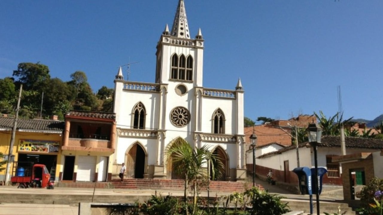 Zona urbana del municipio de Giraldo, Antioquia.