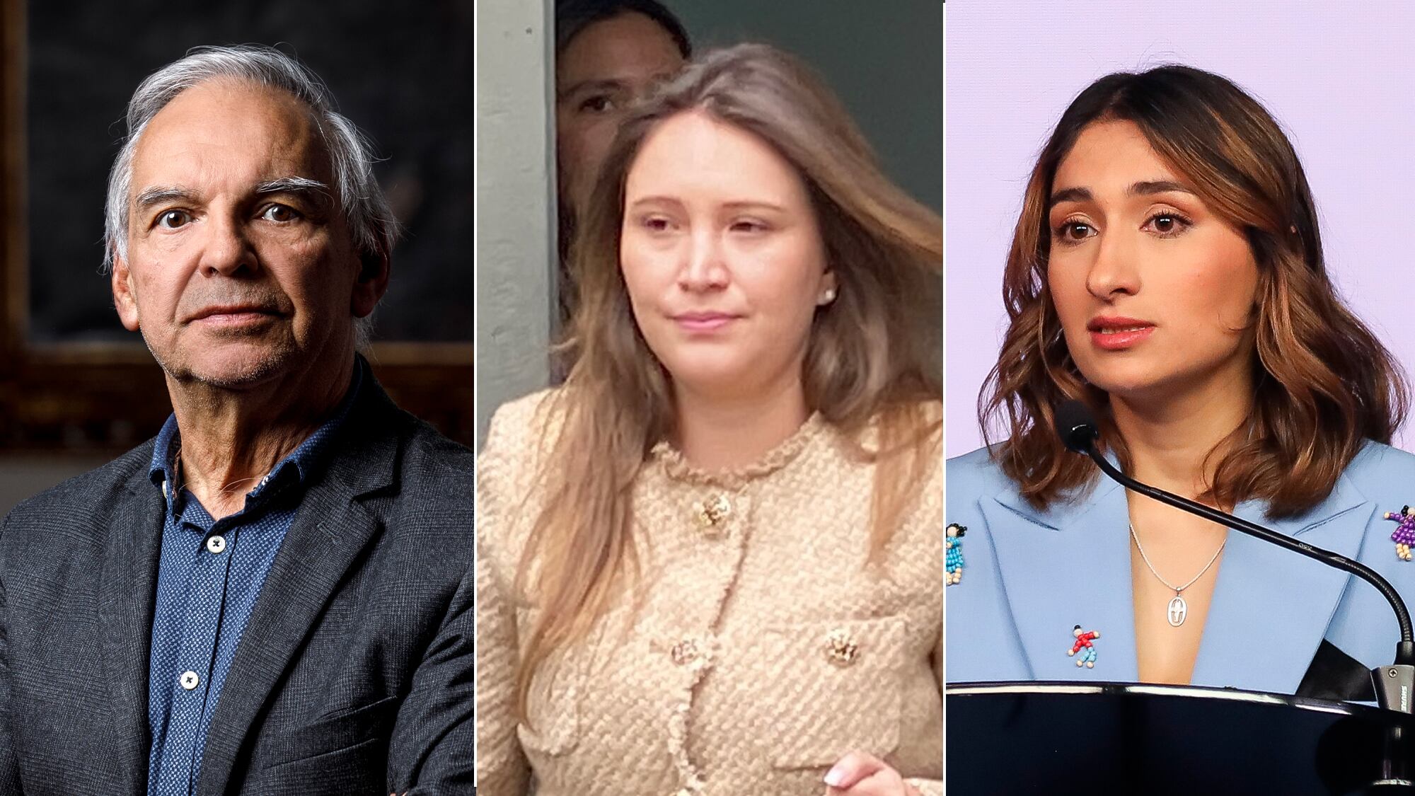 Ricardo Bonilla, María Alejandra Benavides y  Laura Sarabia