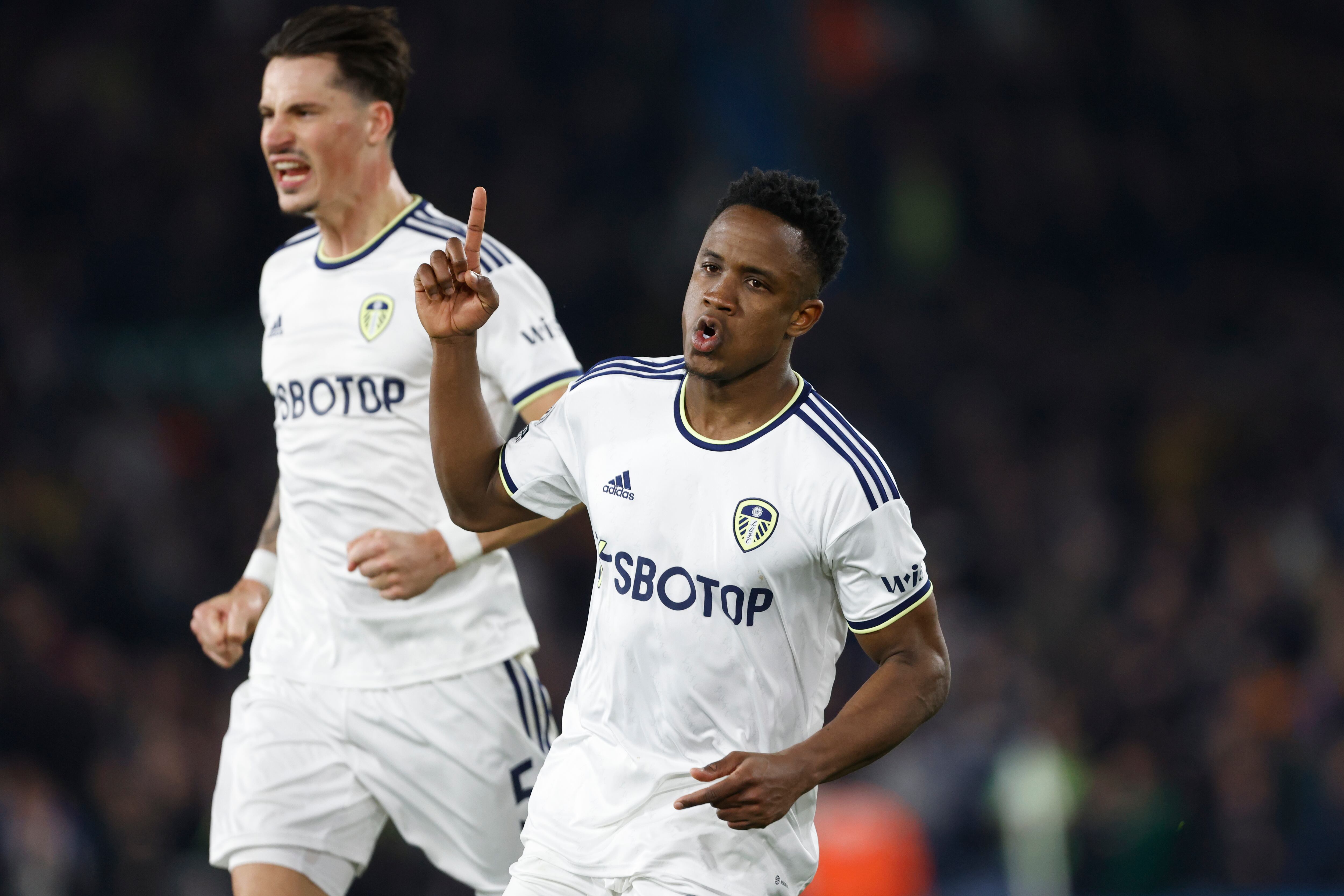 Luis Sinisterra, delantero del Leeds United.