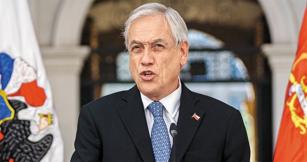 Sebastián Piñera, presidente de Chile. 
