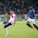 Bacca jugó 70 minutos en el empate ante Chicó