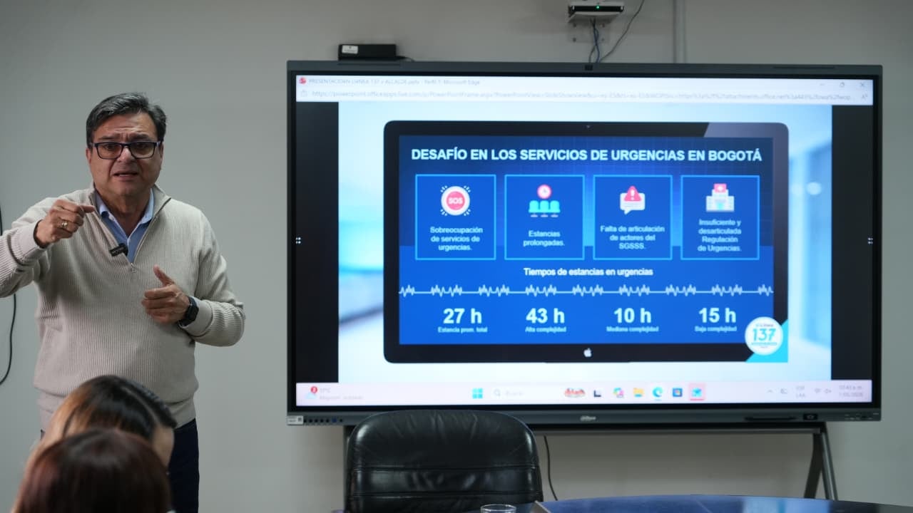 Nueva línea para emergencias en salud en Bogotá.