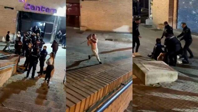 Cuatro colombianos fueron detenidos en Leganés, España.