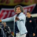 Santafe y El Tolima jugaron en la semifinal del fútbol colombiano siendo ganador Santafe por puntaje pues el partido quedo uno uno
Bogota Colombia
foto Diana Rey Melo