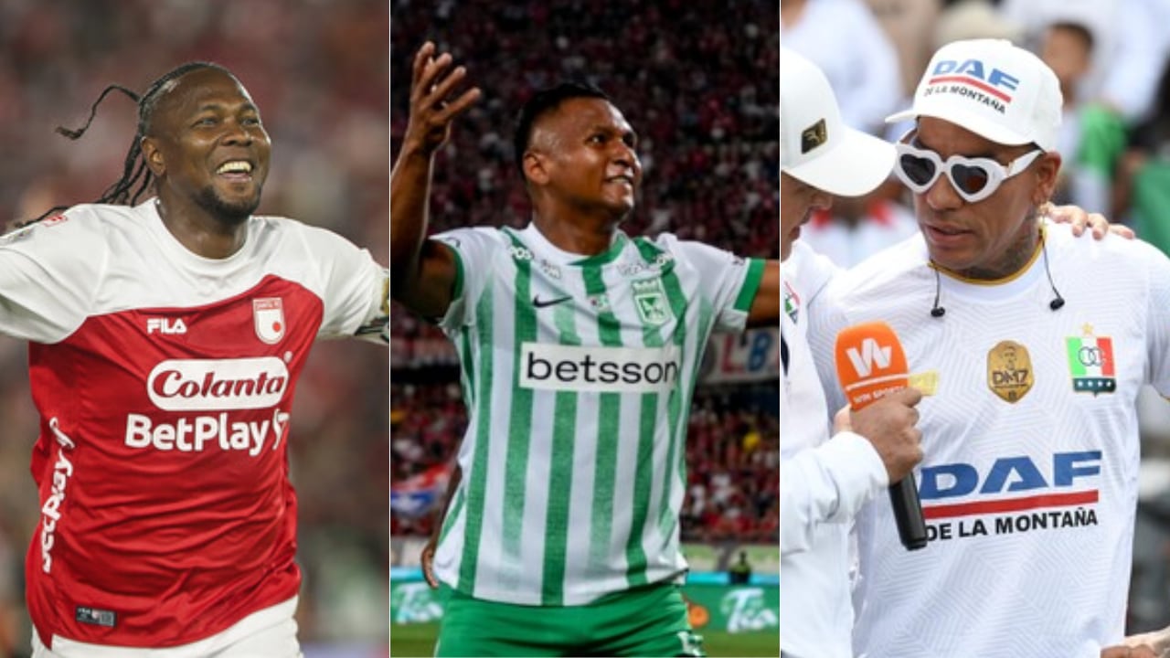 Alfredo Morelos, Hugo Rodallega y Dayro Moreno, tres de los jugadores más influyentes del FPC en 2025