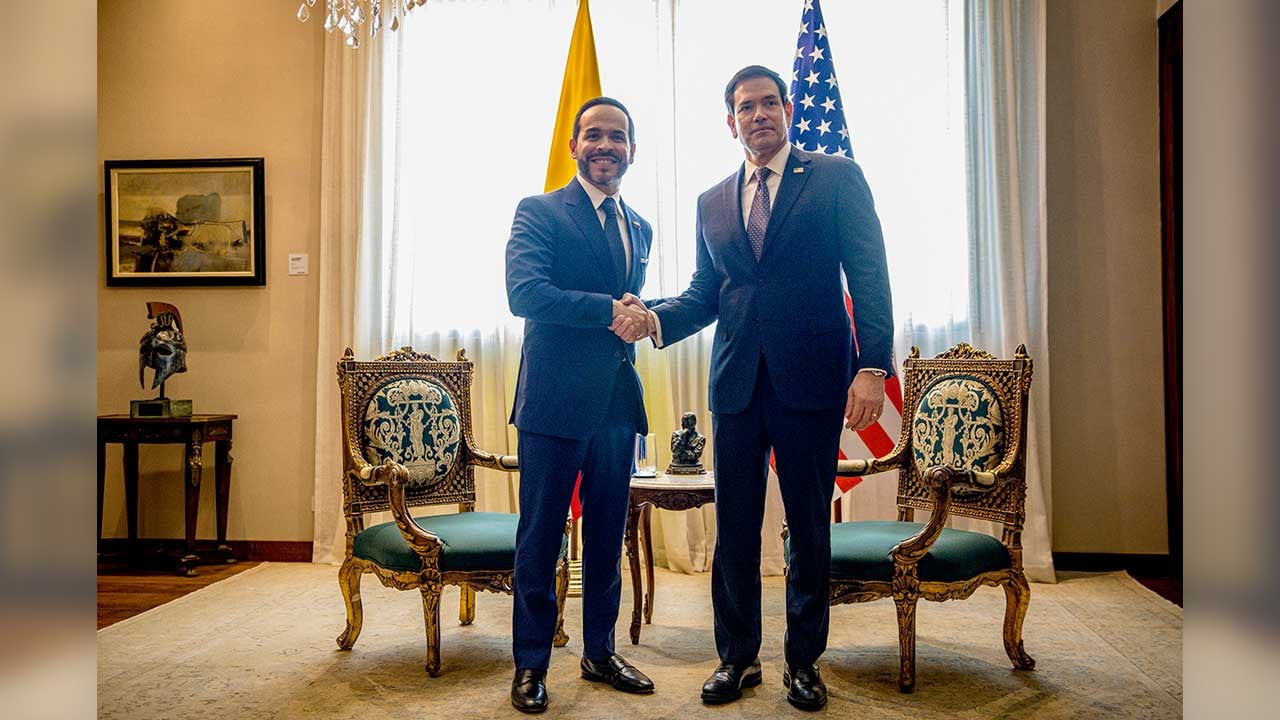 Abelardo De La Espriella y Marco Rubio, secretario de Estado de Estados Unidos.