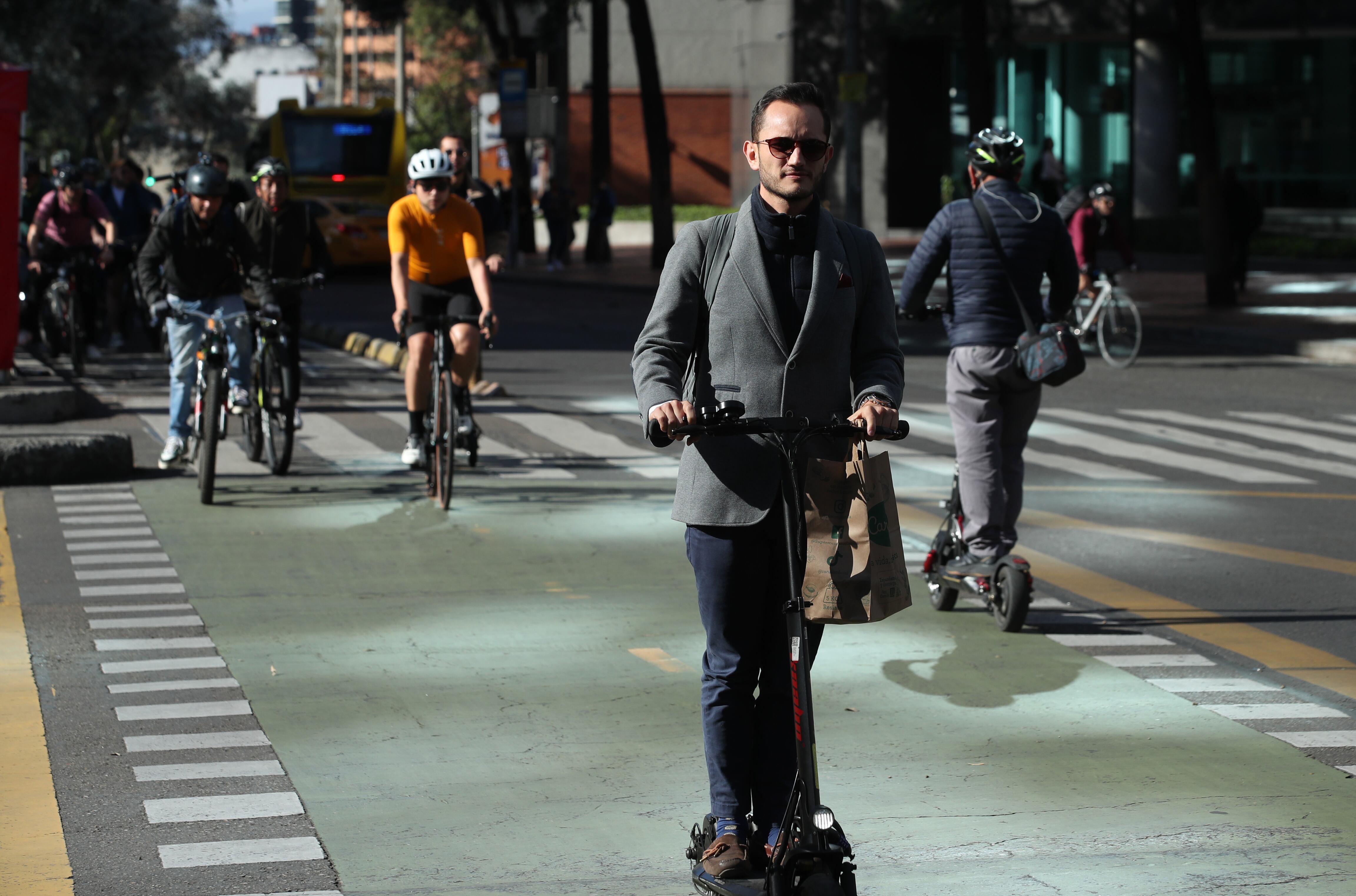 Nueva jornada del Día sin Carro y sin Moto Bogotá 
Febrero 6 del 2025
Foto Guillermo Torres Reina - SEMANA