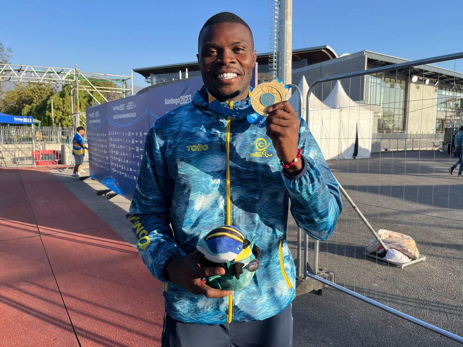 José Gregorio Lemos, deportista vallecaucano en el Lanzamiento de Jabalina F37/38