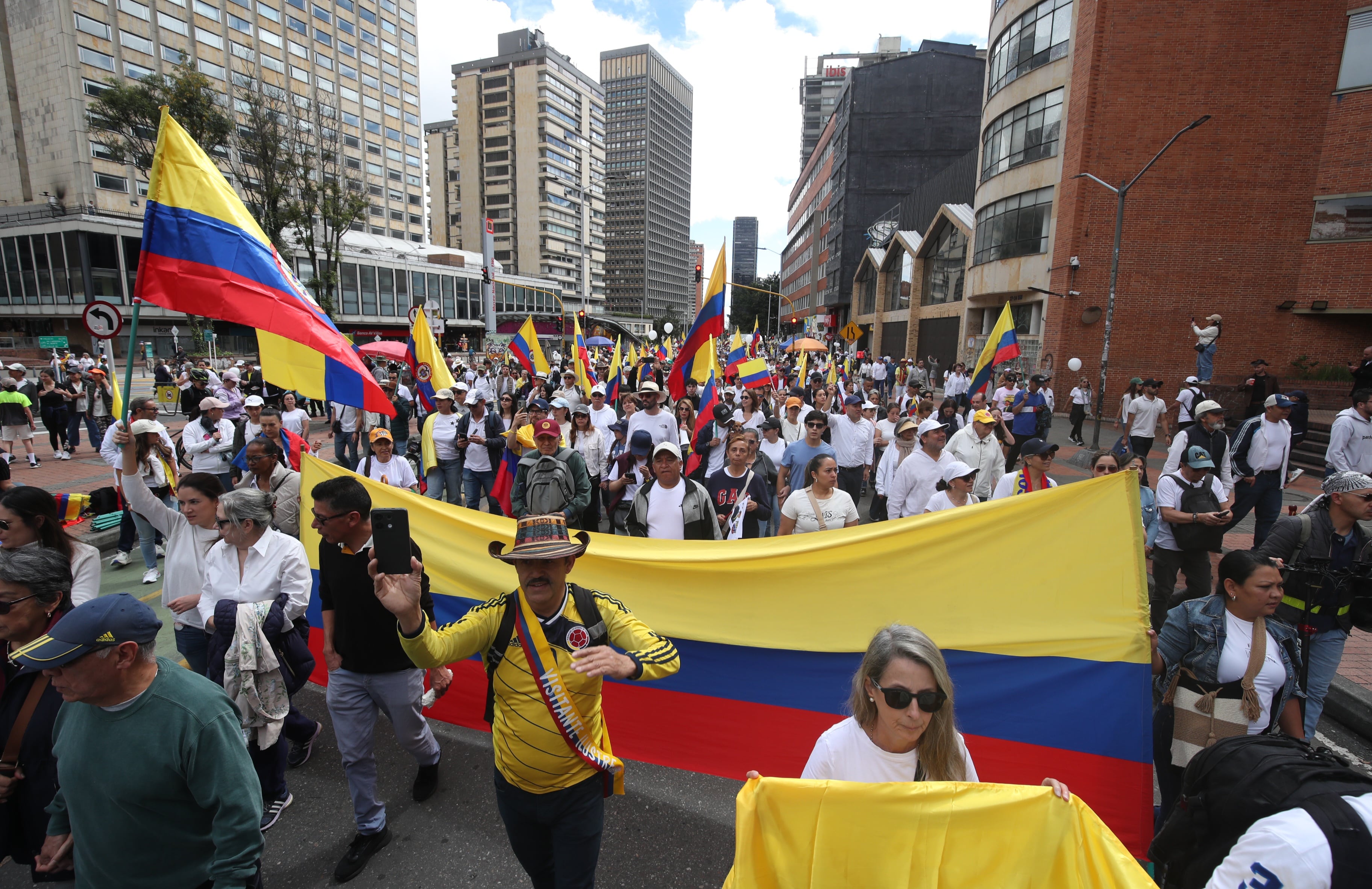 Marcha del silencio en Bogotá