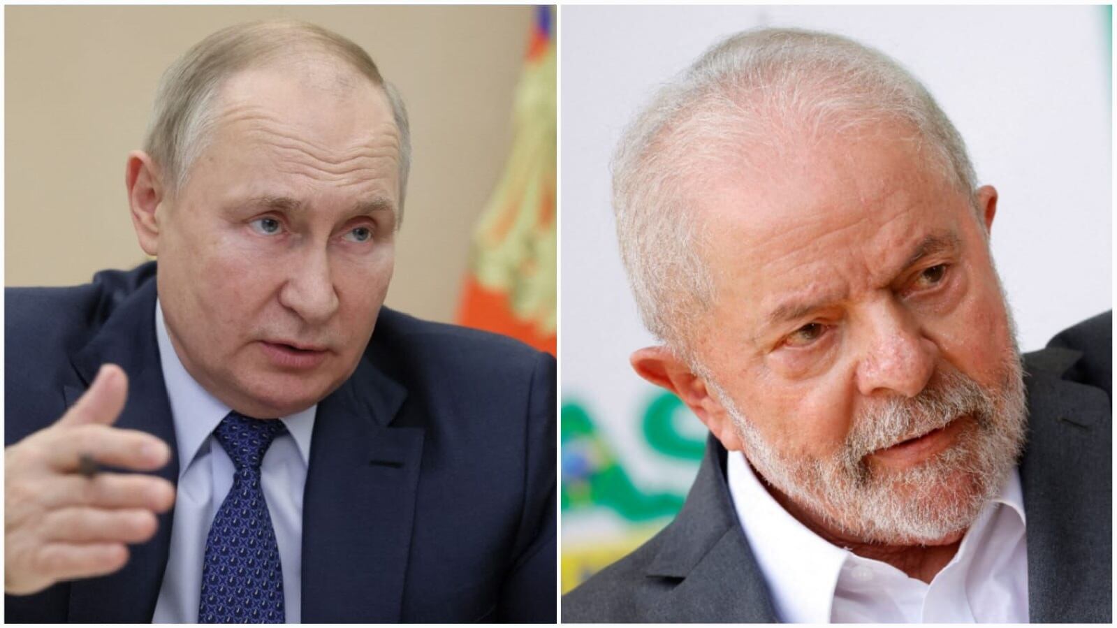 Vladímir Putin y Lula da Silva.