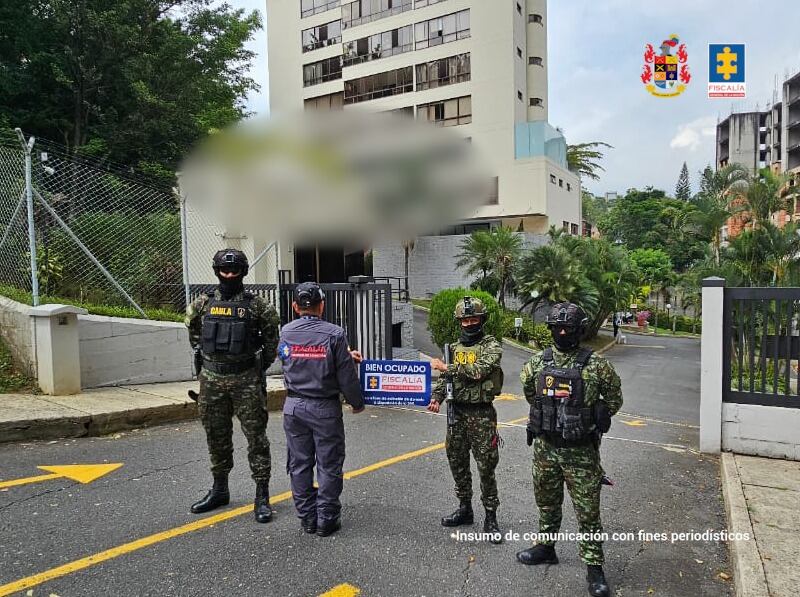 Se trata de bienes avaluados en más de 19.500 millones de pesos a nombre de Francisco Javier Piedrahita Sánchez, presunto socio de Gonzalo Rodríguez Gacha.