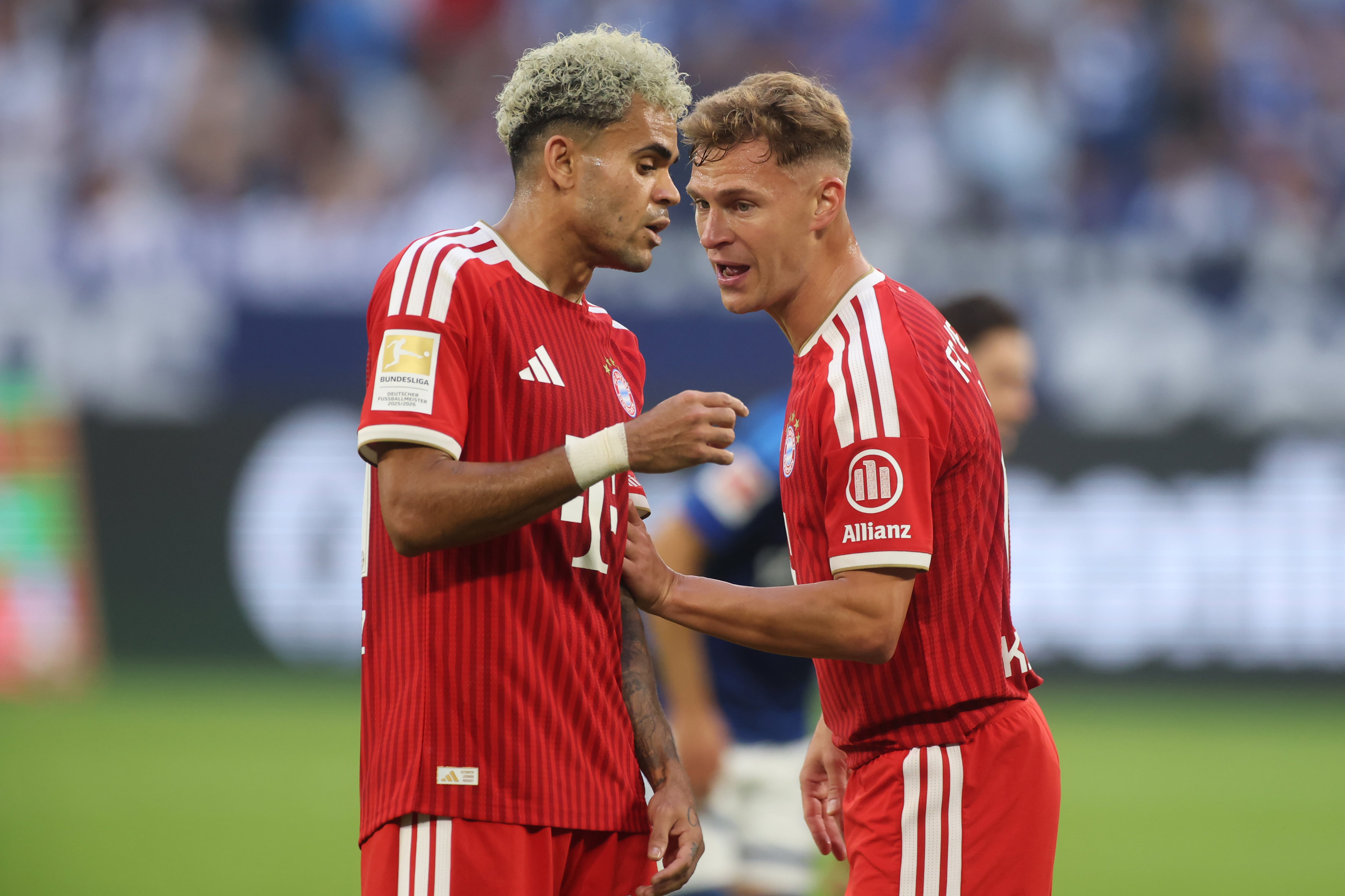 Luis Díaz con Joshua Kimmich