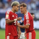 Luis Díaz con Joshua Kimmich