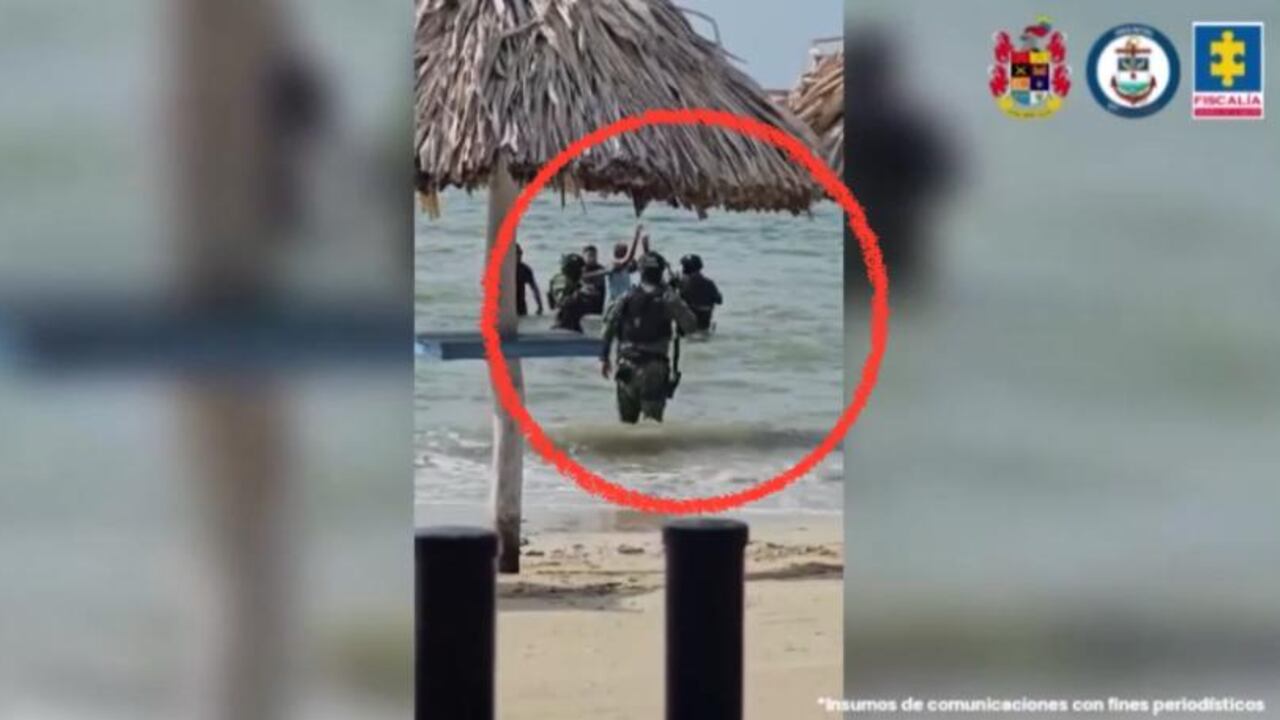 Ricardo Pérez Betancurt, solicitado en extradición por los Estados Unidos, quiso escapar nadando.