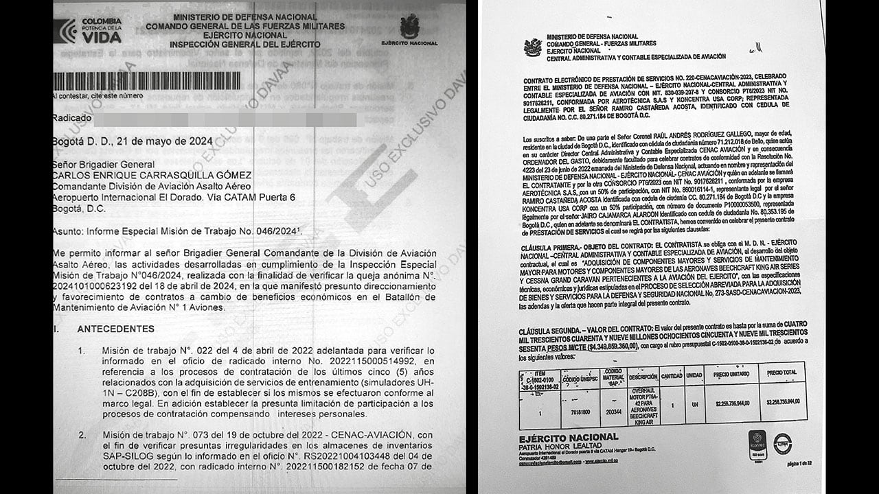 El Ejército indicó que se adoptaron las medidas correctivas y que las aéreas comprometidas dieron cumplimiento al ciento por ciento de las recomendaciones emitidas.