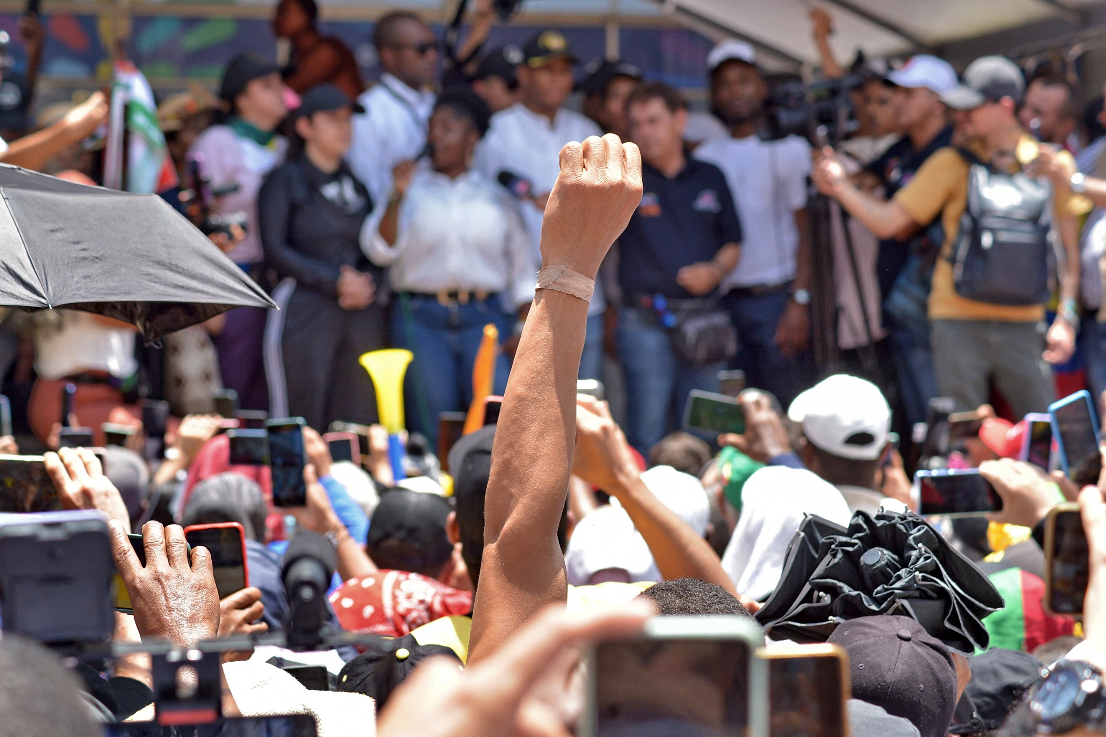 Marchas a favor de la consulta popular de Petro y sus reforma a la salud y al trabajo