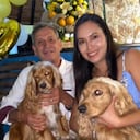 Johana Vargas junto a Darío Gómez.