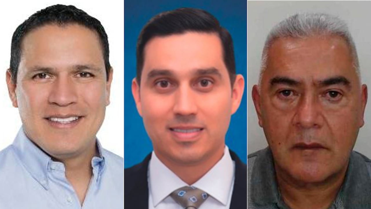 Alcalde de Cúcuta, Jorge Acevedo, Secretario de gobierno de Cúcuta Miguel Armando Castellanos y Diego Marín "Alias papá pitufo"