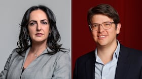 María fernanda Cabal y Miguel uribe