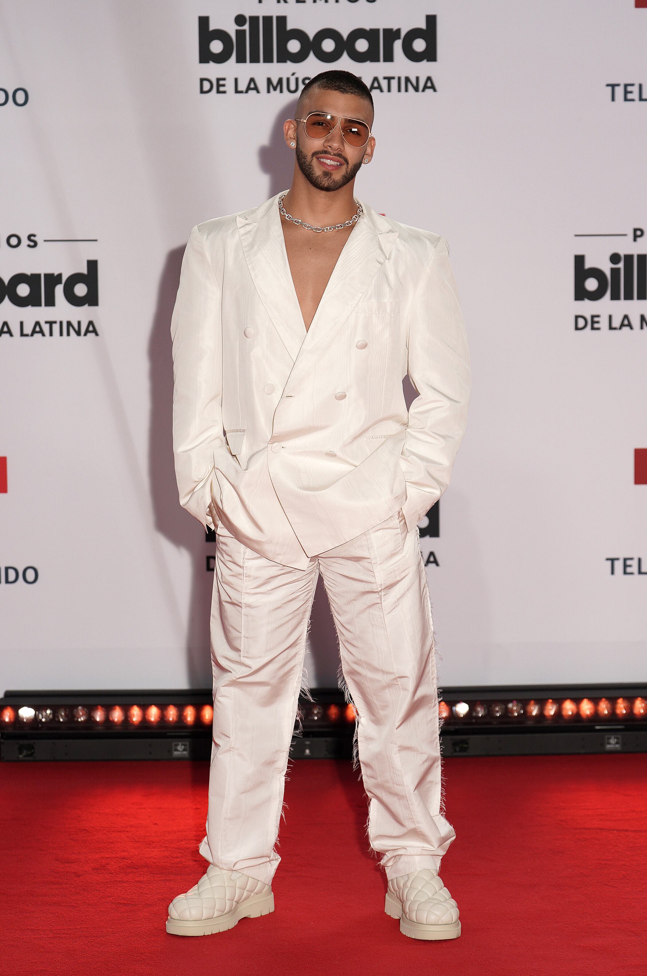 Manuel Turizo en una entrega de los premios Billboard.