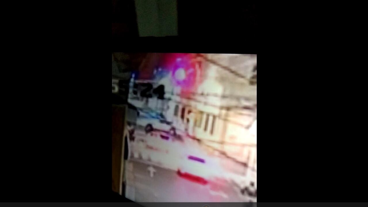 El alcalde de Palmira, Víctor Ramos, se accidentó cuando transitaba por las callesdel municipio. La camioneta en la que se desplazaba chocó con un taxi. El alcalde resultó ileso. Foto: Secretaría de Tránsito de Palmira