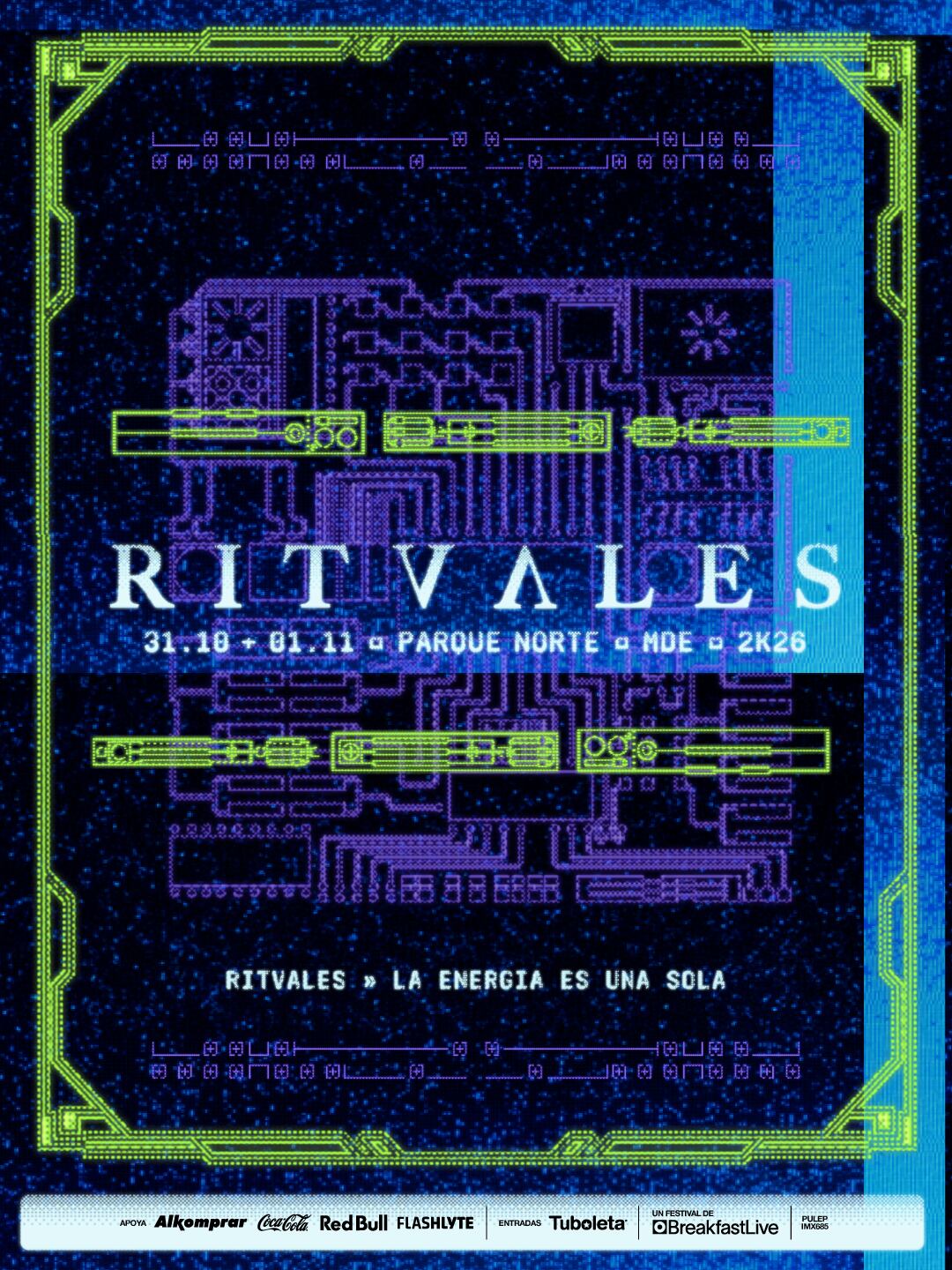 Completando once años de historia, Ritvales tiene pactado su regreso para los días 31 de octubre y 1 de noviembre de 2026 en el Parque Norte de Medellín.