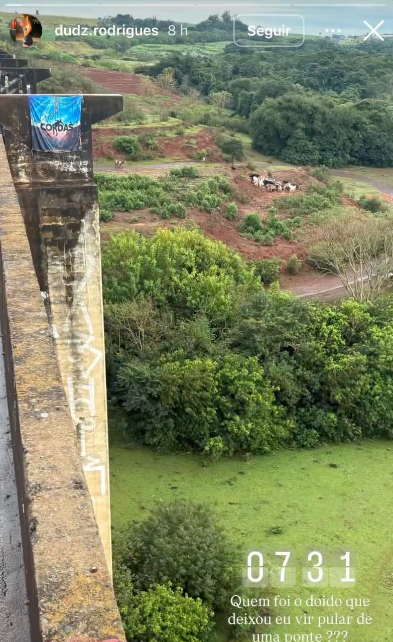 Última publicación de la joven que murió al caer del puente