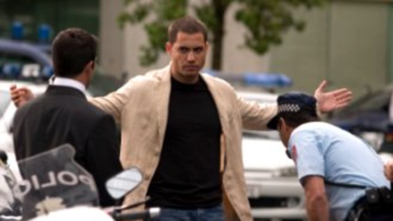 Edgar Ramírez en la película Justo en la Mira