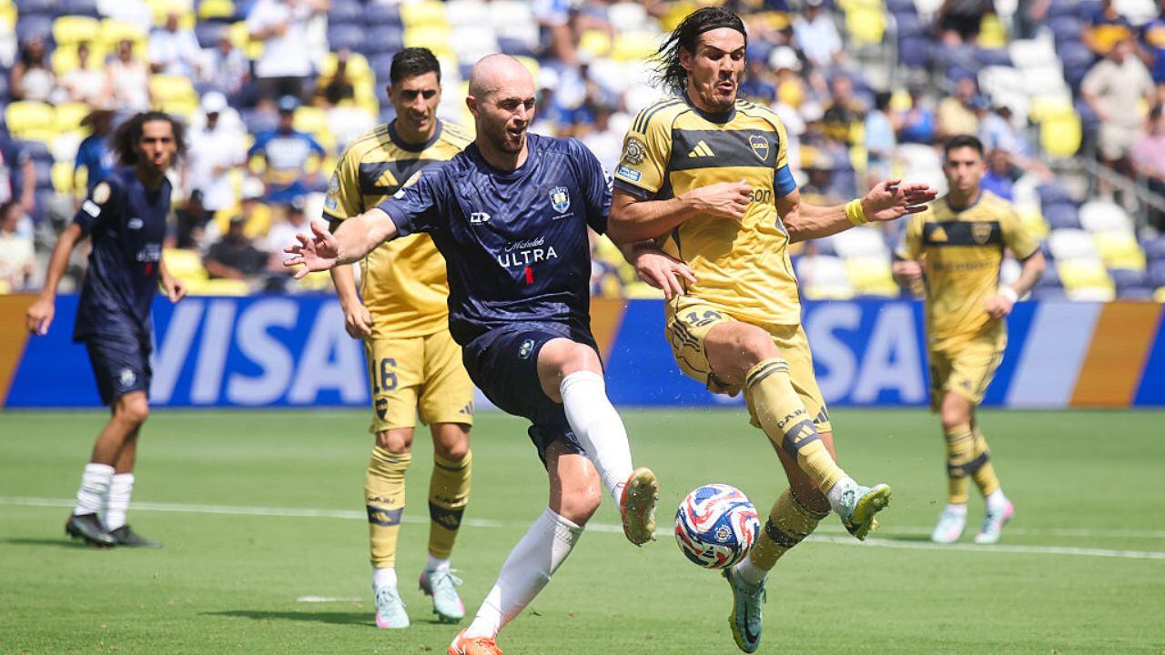 Imagen del Auckland City vs. Boca Juniors.