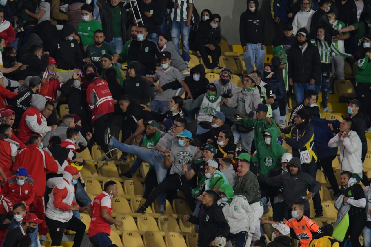 Estadio el Campín, día disturbios