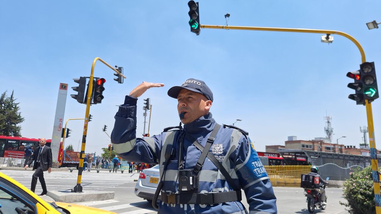 El pico y placa en Bogotá es de obligatorio cumplimiento.