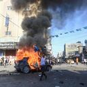 Palestinians break into the Israeli side of Israel-Gaza border fence after gunmen infiltrated areas of southern Israel, October 7, 2023. REUTERS/Mohammed Fayq Abu Mostafa NO RESALES. NO ARCHIVES. TPX IMAGES OF THE DAY
