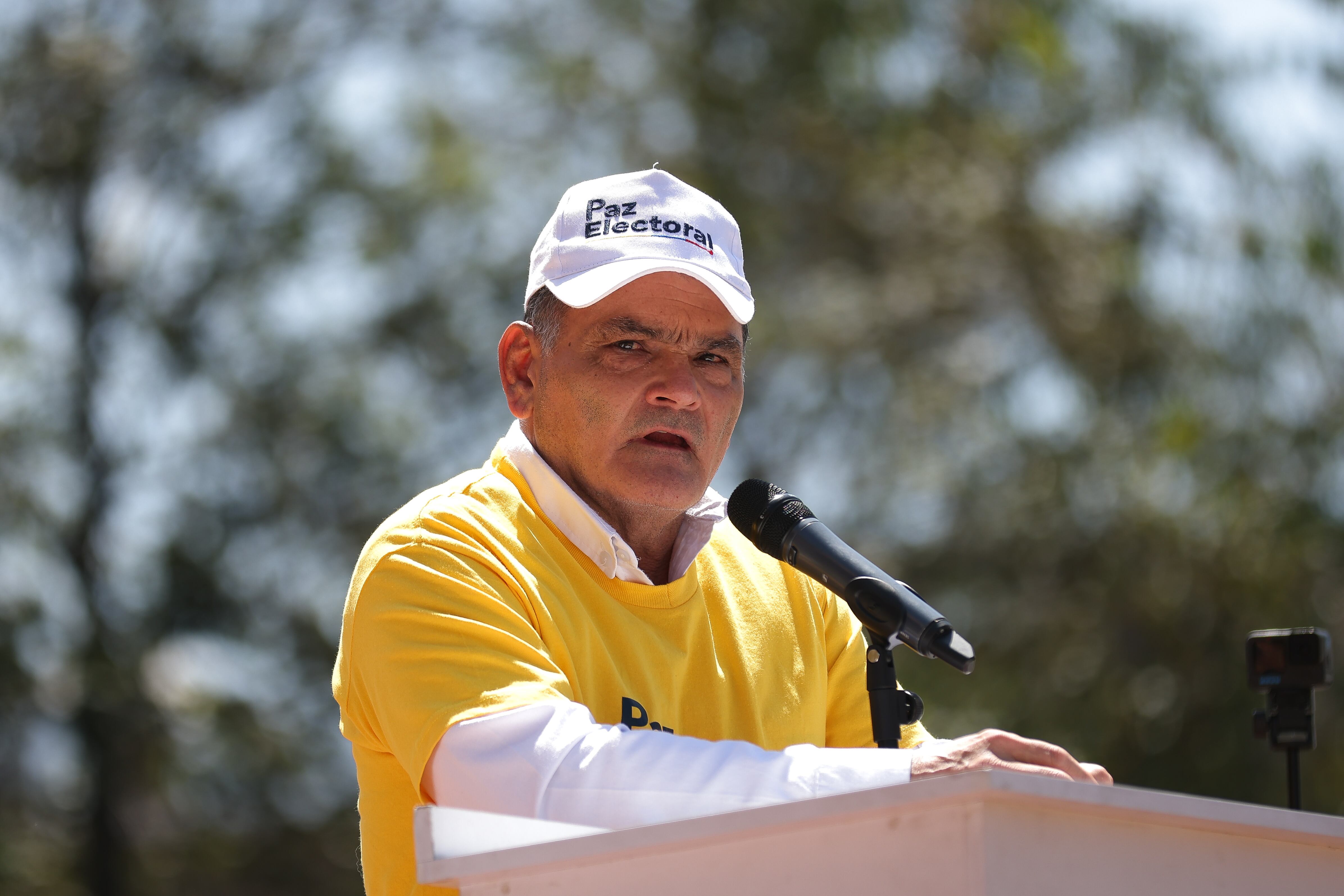 Bogotá. Febrero 26 de 2026. En la Registraduría Nacional del Estado Civil, el procurador Gregorio Eljach realizó la instalación de la jornada Colombia se Viste de Paz Electoral, una estrategia en la que participarán miles de funcionarios, organizaciones del sector productivo y de la sociedad civil para blindar el proceso electoral.