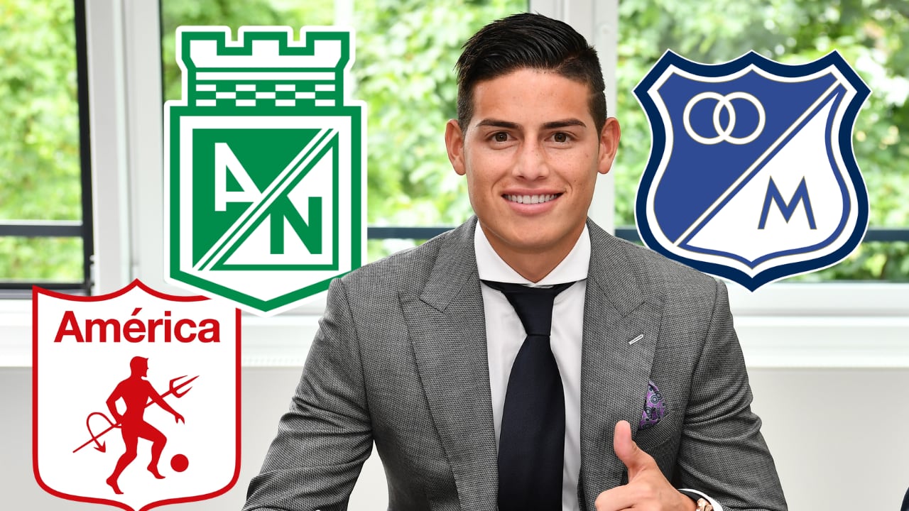 Se reporta supuesto acuerdo verbal de James Rodríguez con Atlético Nacional