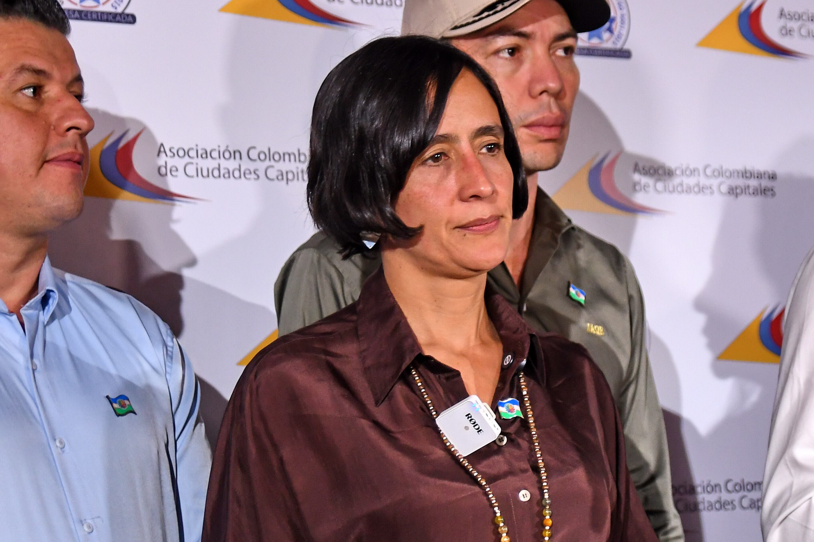 Declaraciones de la Ministra Susana Muhamad, de Ambiente y Desarrollo Sostenible Declaraciones finales con alcades en le Centro Cultural deCali , Mayo 2 de 2024, Foto Wirman Rios, EL PAIS
