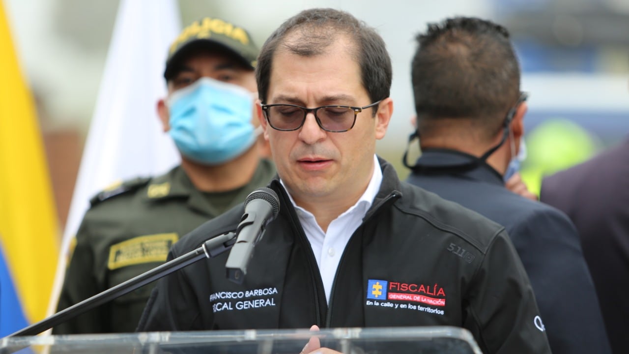Fiscal Francisco Barbosa desde el peaje San Miguel