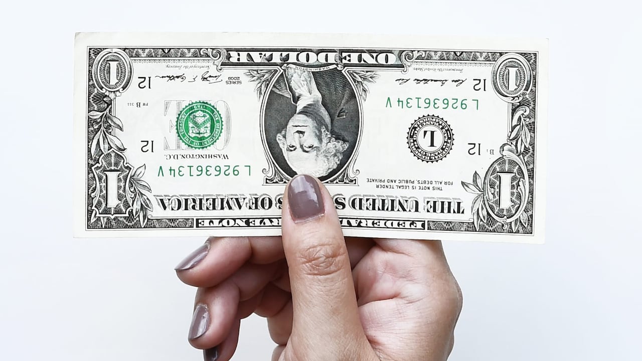 Precio del dólar al cierre de la jornada del 3 de septiembre.
