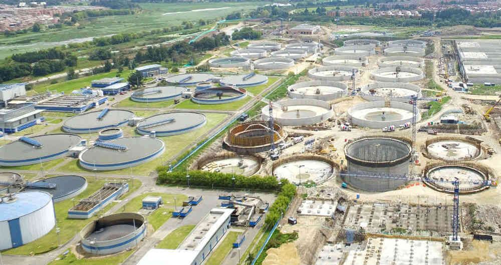 Obras de Ptar Salitre, para sanear aguas del Río Bogotá