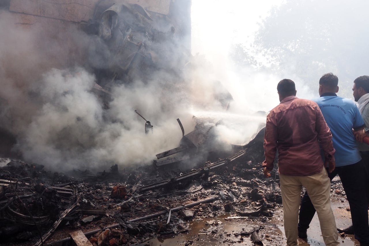 Accidente aéreo en India