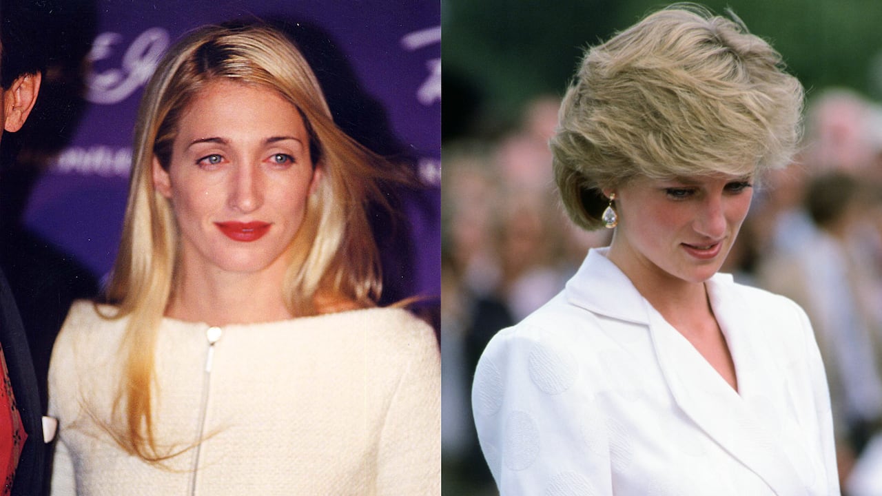 Carolyn Bessette Kennedy y la princesa Diana: dos bellezas inolvidables.