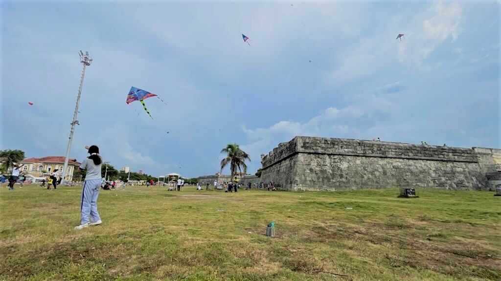 Volar cometas en Cartagena