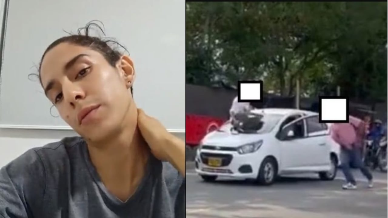 Riña de conductores en Cali