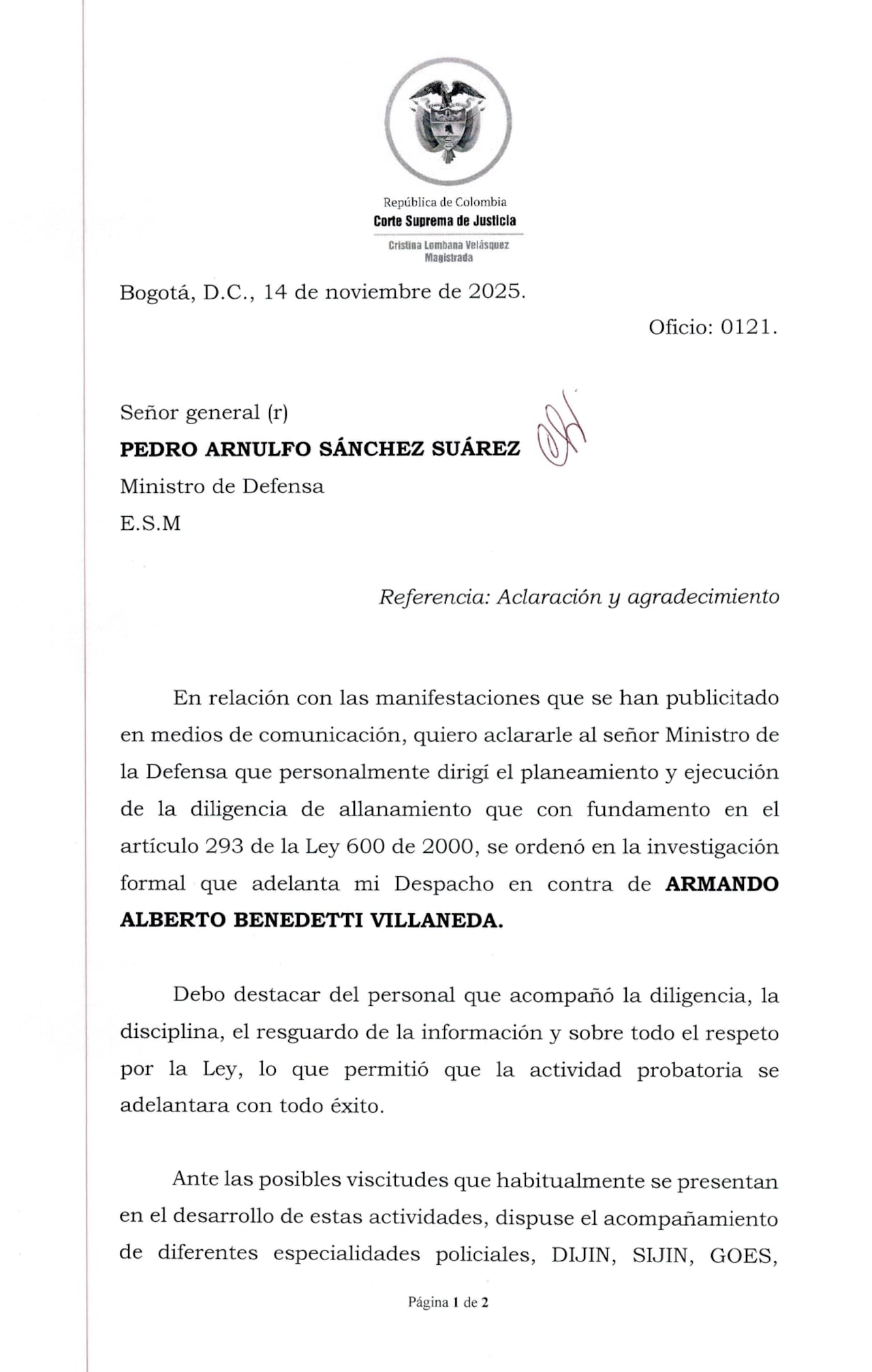Documento allanamiento