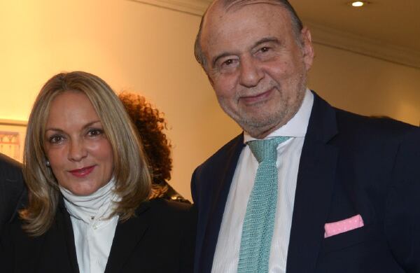 María Emma Mejía y Alberto Casas.